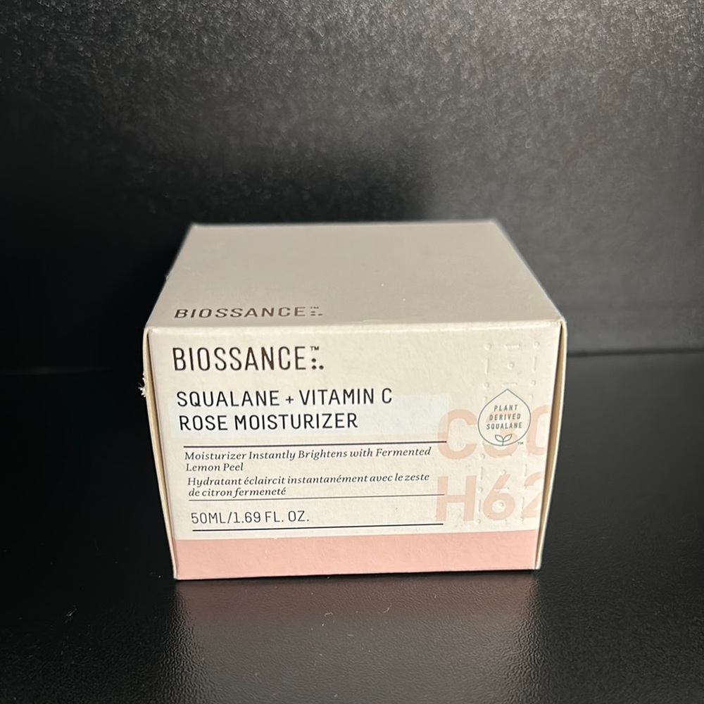 Biossance Squalane & Vitamin C Rose Moisturizer